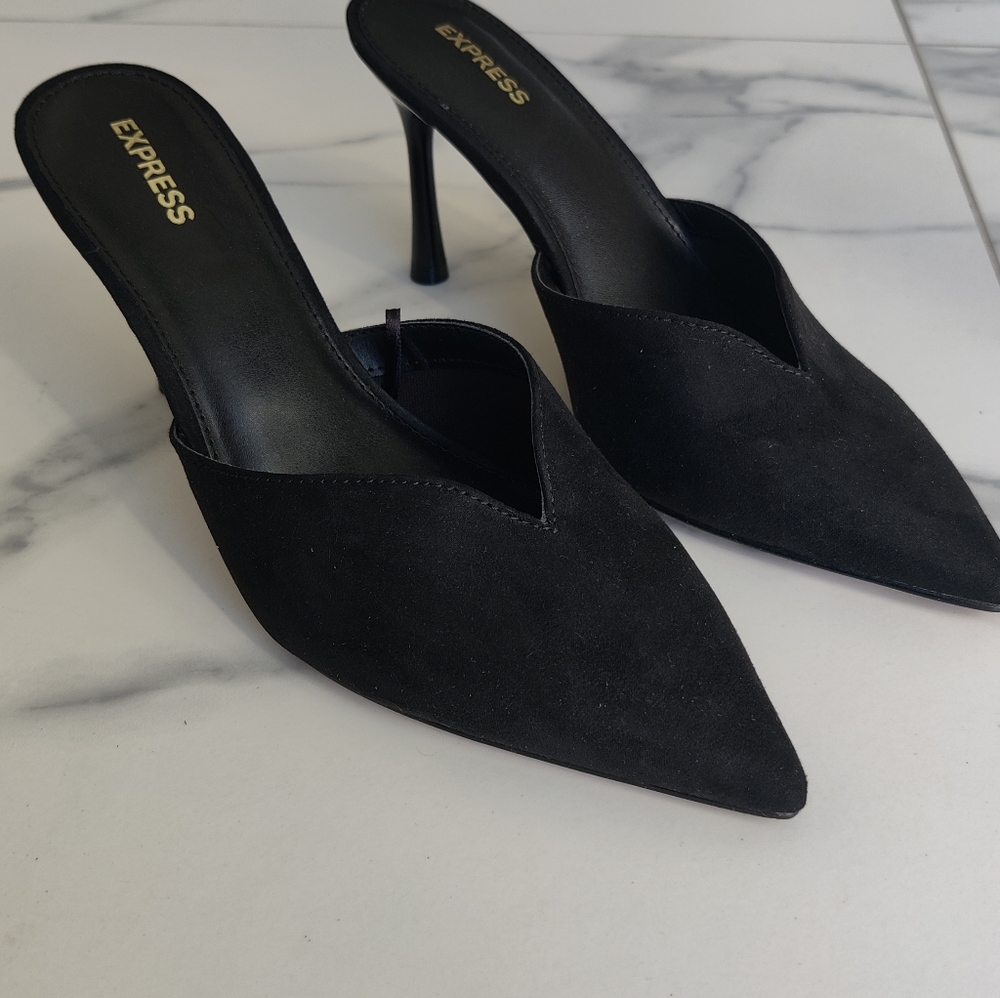 Express Black Mules